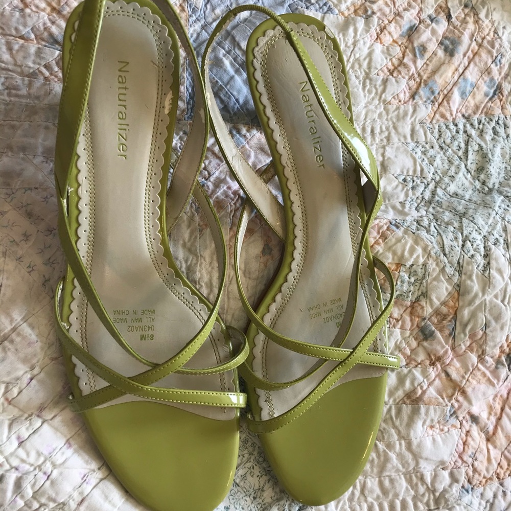 70s Green heels